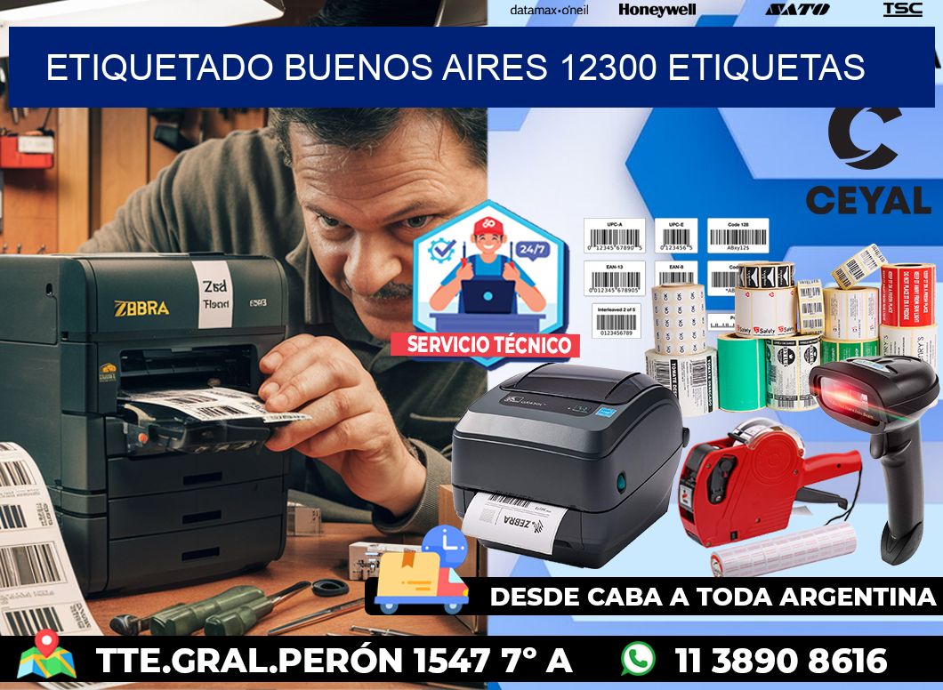 etiquetado buenos aires 12300 etiquetas