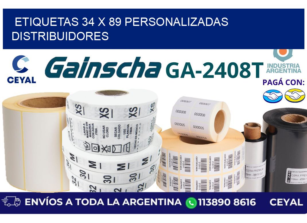 etiquetas 34 x 89 personalizadas distribuidores