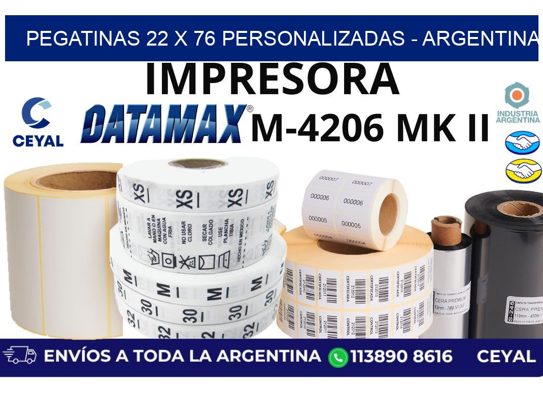 pegatinas 22 x 76 personalizadas - Argentina