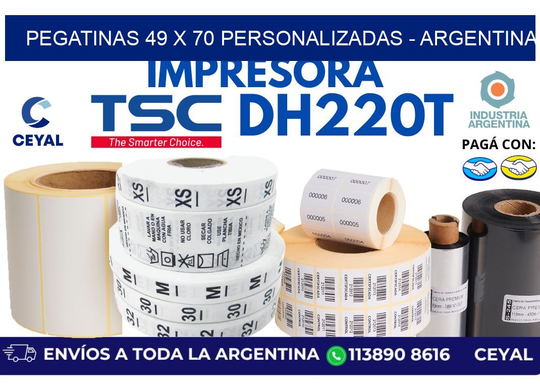 pegatinas 49 x 70 personalizadas - Argentina