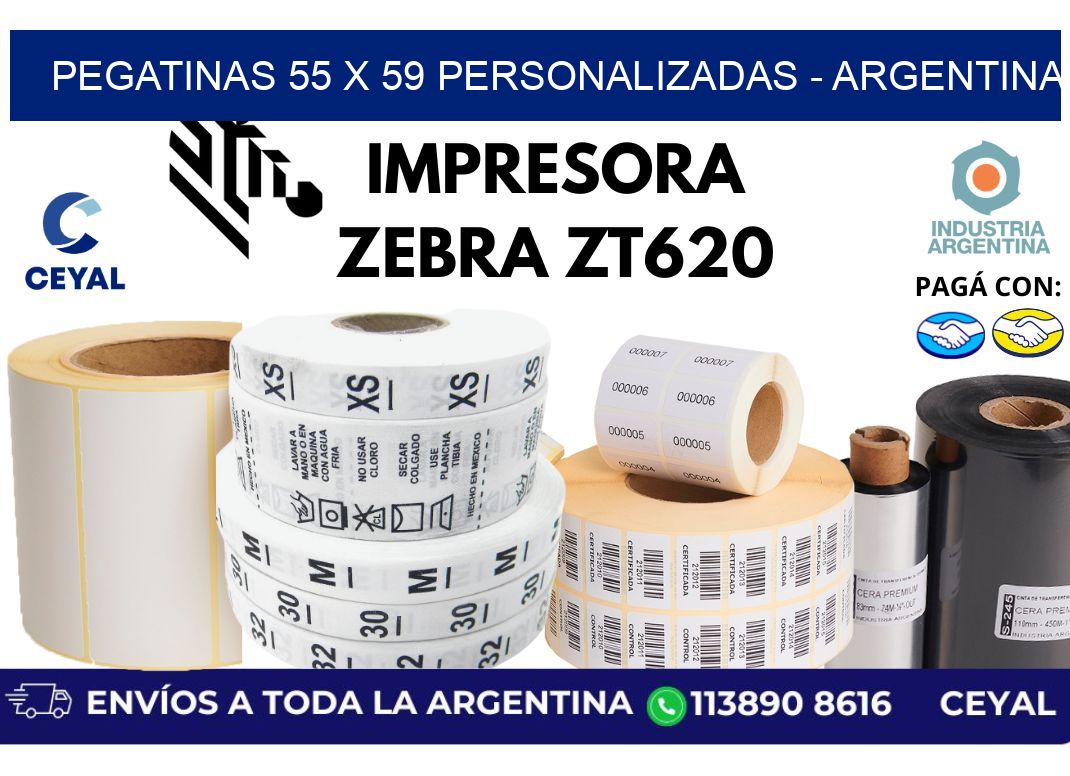 pegatinas 55 x 59 personalizadas – Argentina