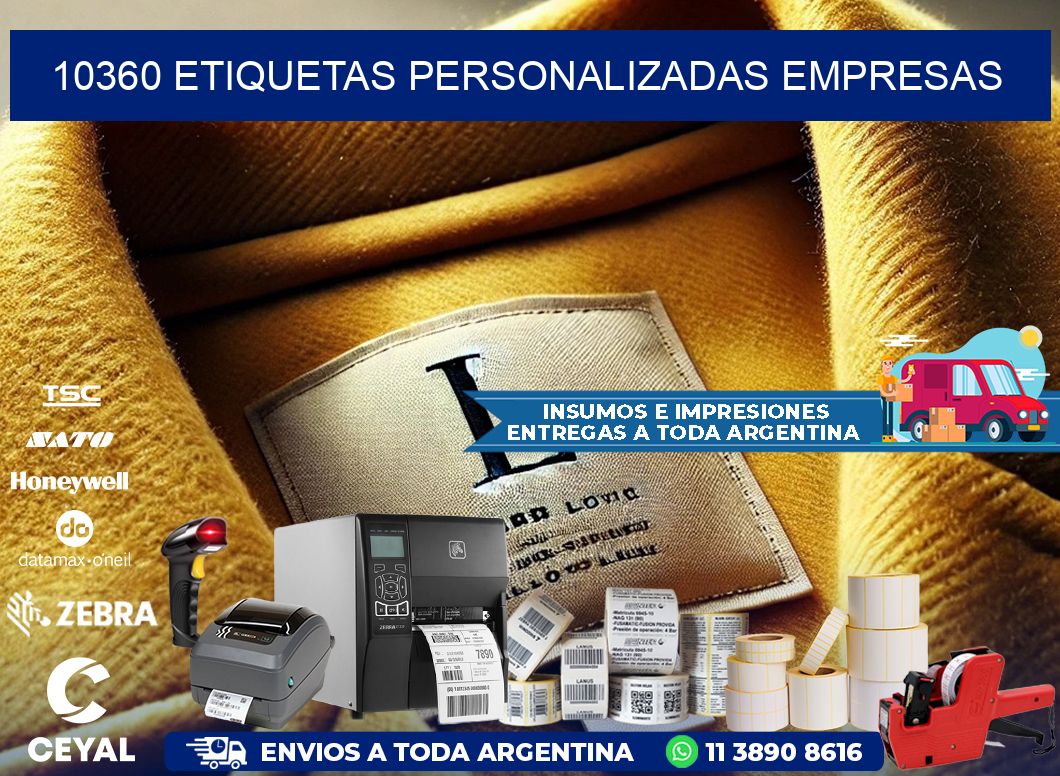 10360 Etiquetas personalizadas empresas