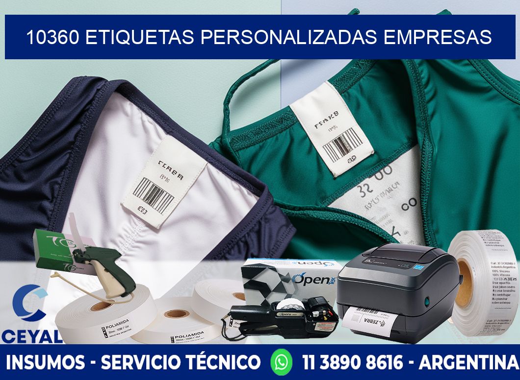 10360 Etiquetas personalizadas empresas