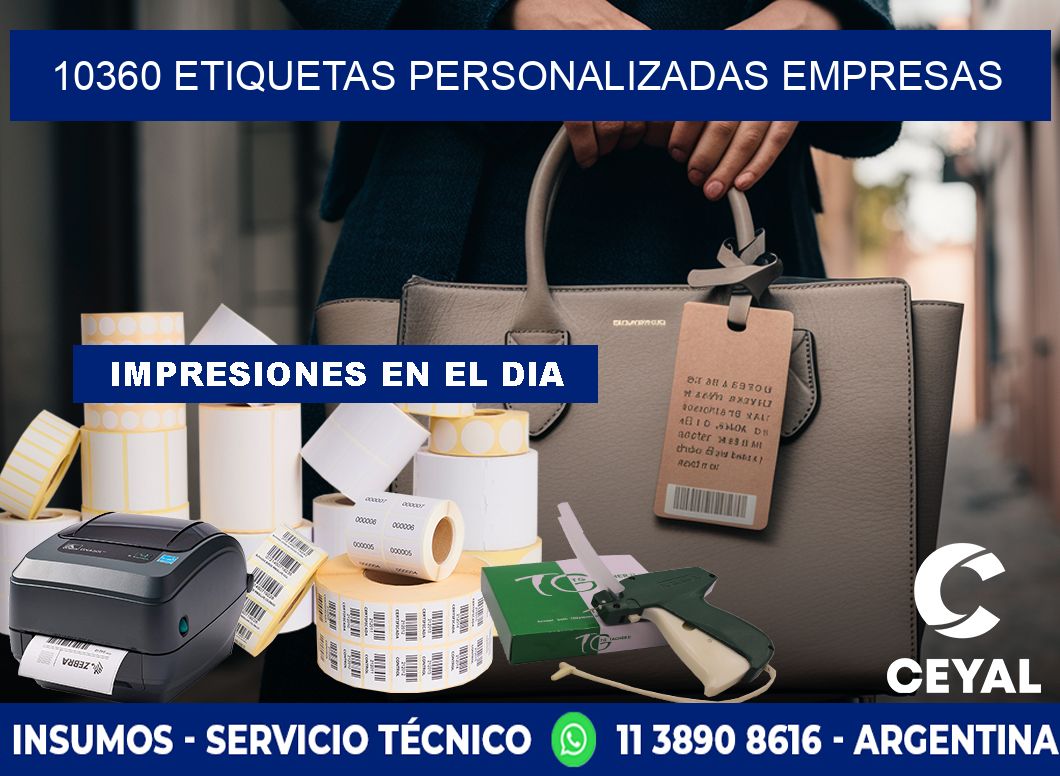 10360 Etiquetas personalizadas empresas