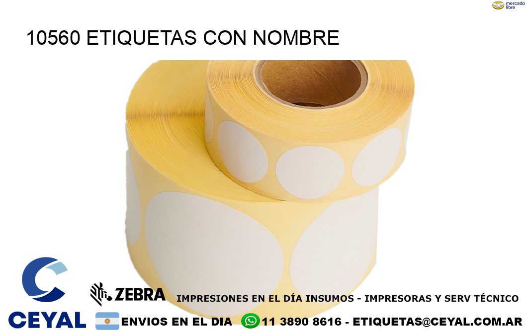 10560 etiquetas con nombre