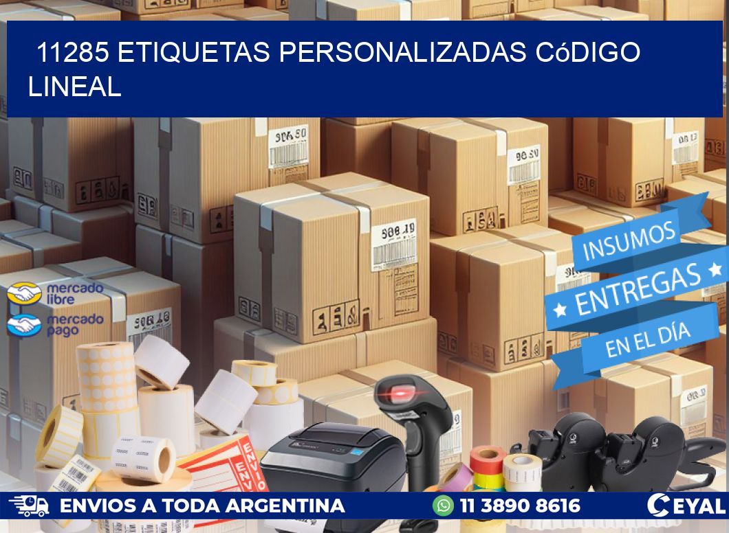 11285 Etiquetas personalizadas código lineal