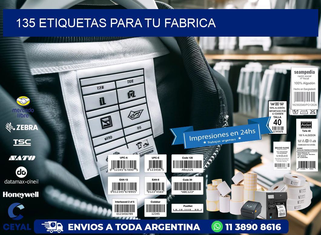 135 etiquetas para tu fabrica