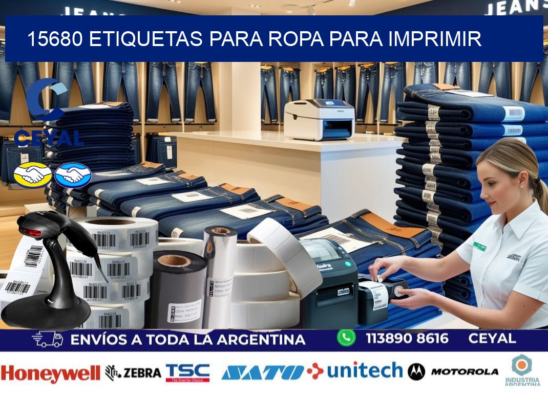15680 Etiquetas para ropa para imprimir