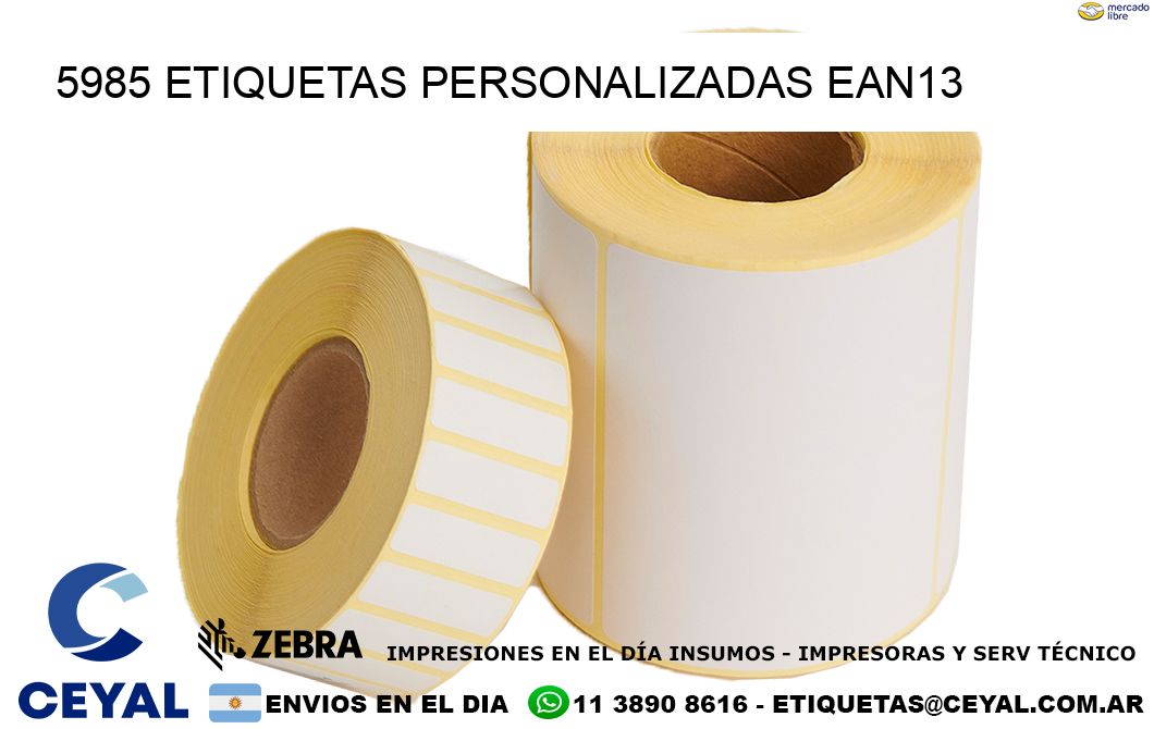5985 Etiquetas personalizadas ean13