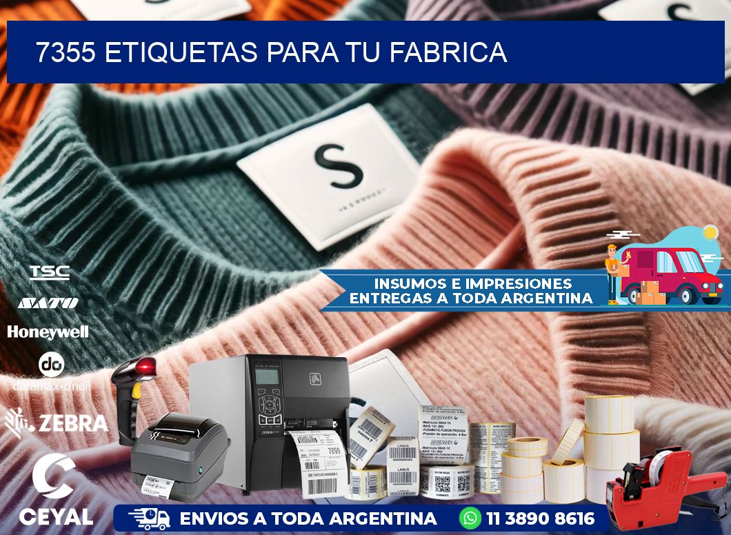 7355 etiquetas para tu fabrica