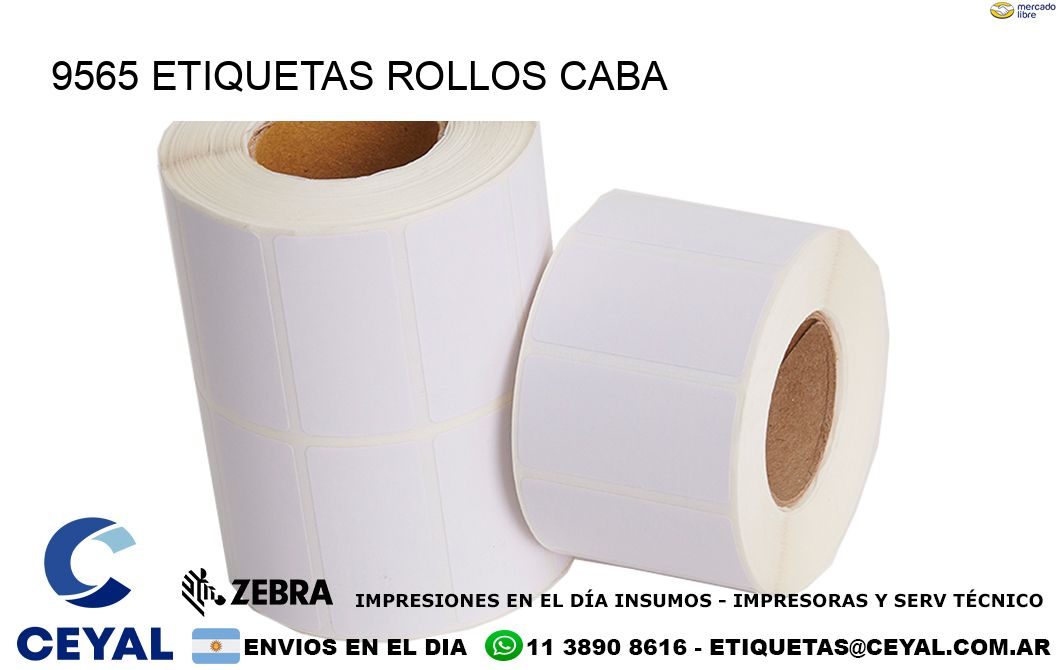 9565 etiquetas rollos CABA