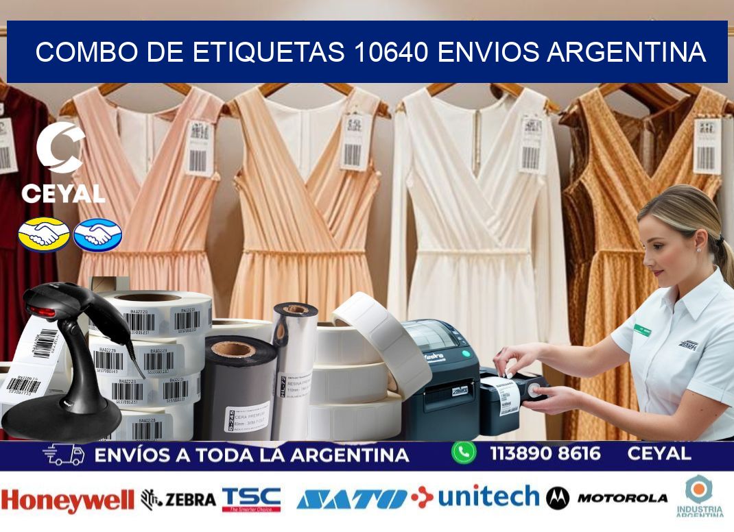 Combo de etiquetas 10640 ENVIOS ARGENTINA