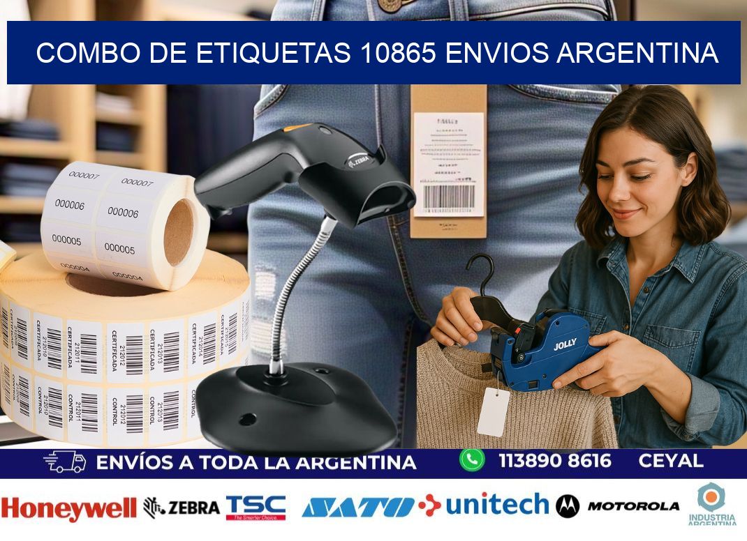Combo de etiquetas 10865 ENVIOS ARGENTINA