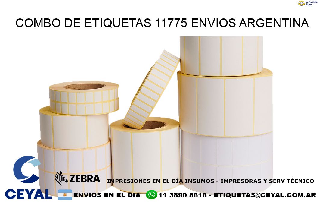 Combo de etiquetas 11775 ENVIOS ARGENTINA