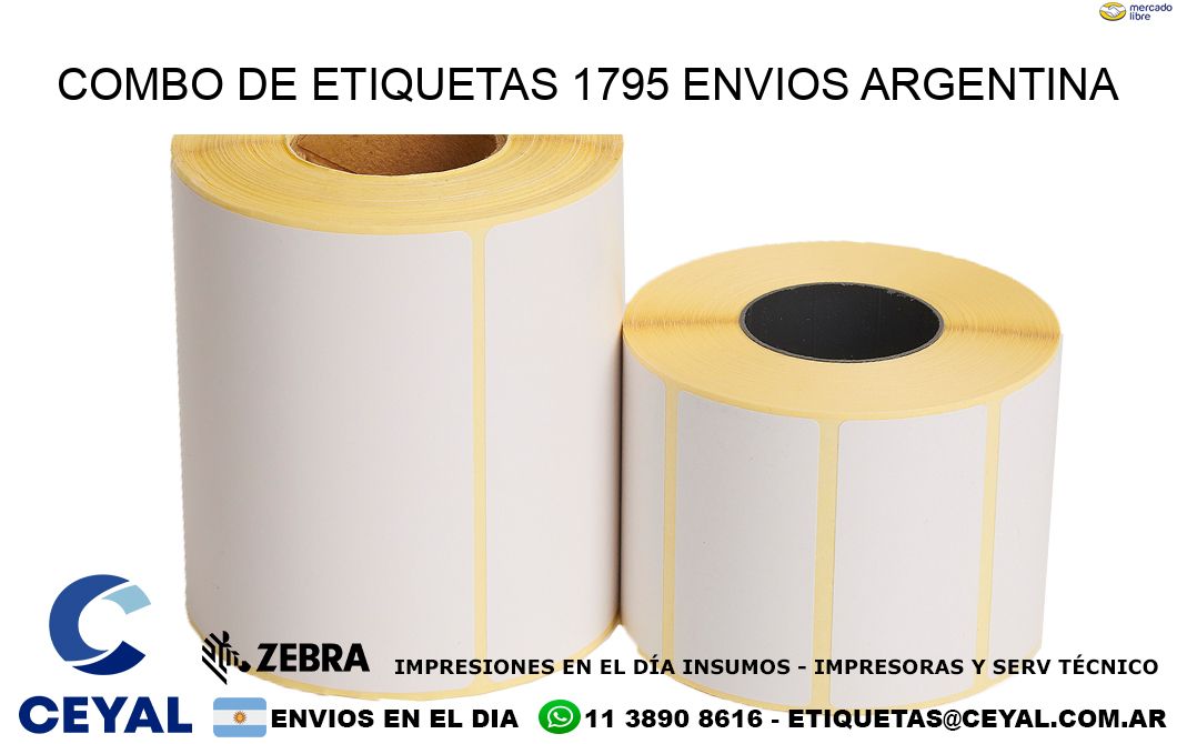 Combo de etiquetas 1795 ENVIOS ARGENTINA