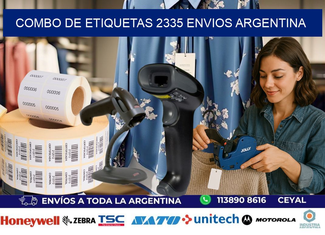 Combo de etiquetas 2335 ENVIOS ARGENTINA