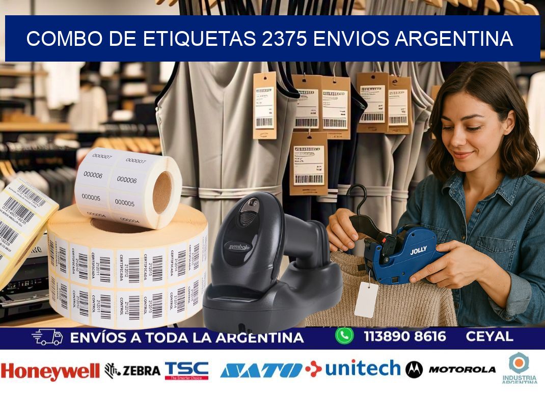 Combo de etiquetas 2375 ENVIOS ARGENTINA