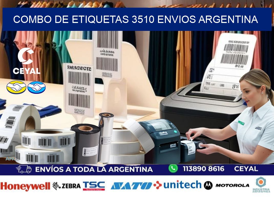 Combo de etiquetas 3510 ENVIOS ARGENTINA