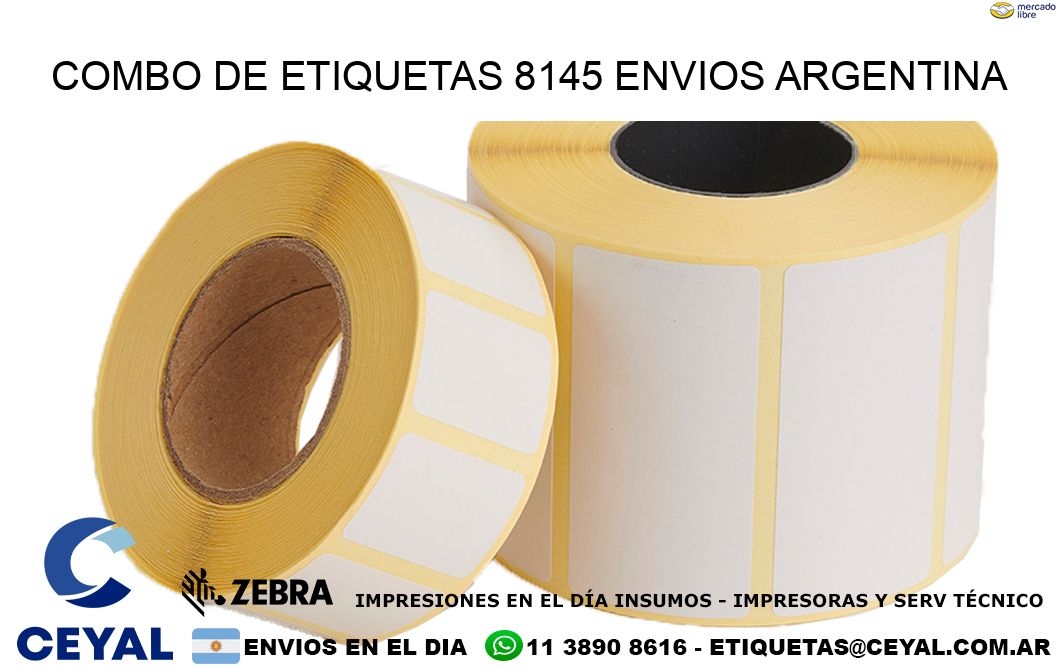 Combo de etiquetas 8145 ENVIOS ARGENTINA