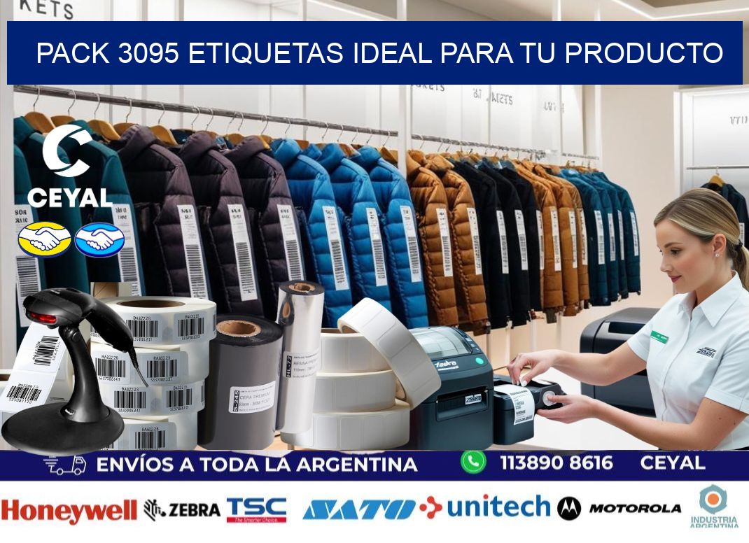 Pack 3095 etiquetas ideal para tu producto