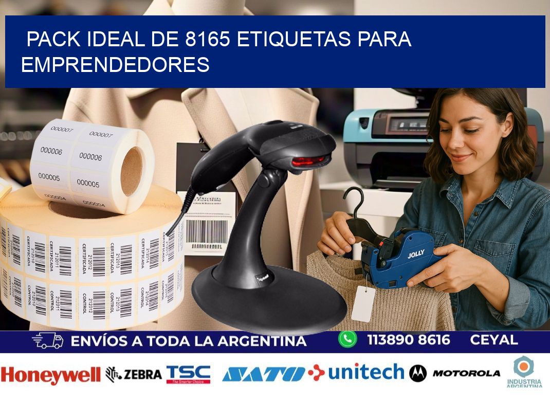 Pack ideal de 8165 etiquetas para emprendedores