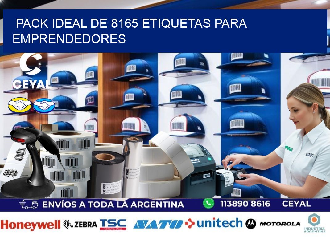 Pack ideal de 8165 etiquetas para emprendedores