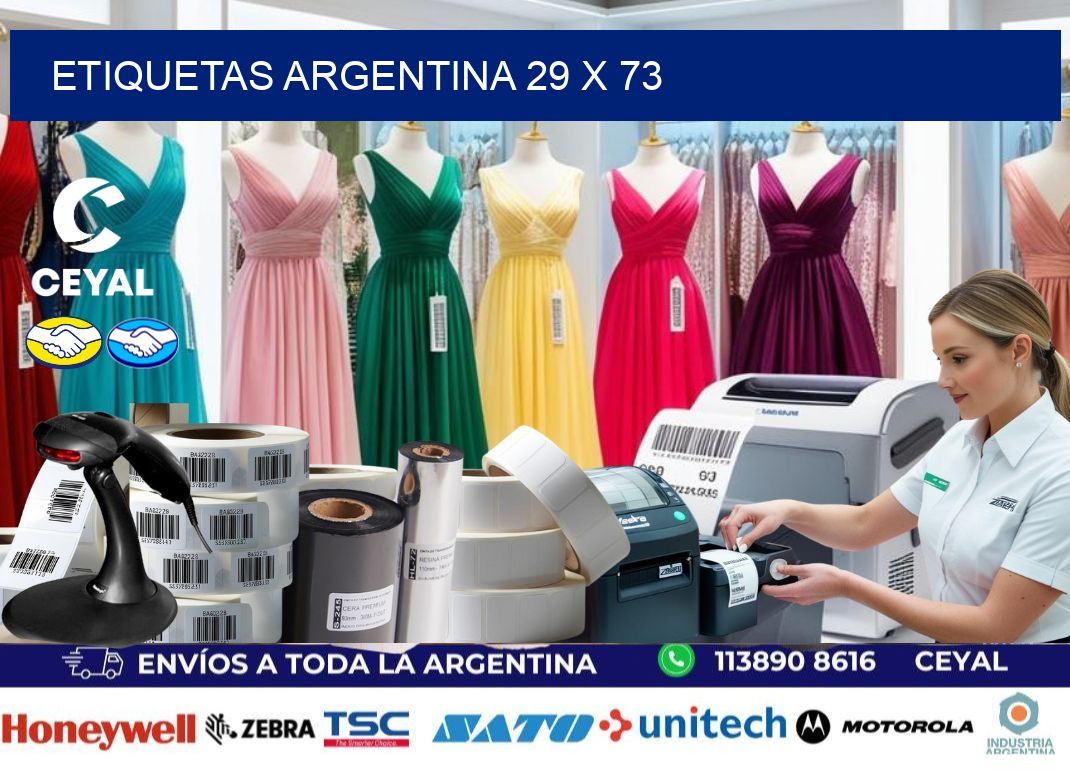 Etiquetas argentina 29 x 73