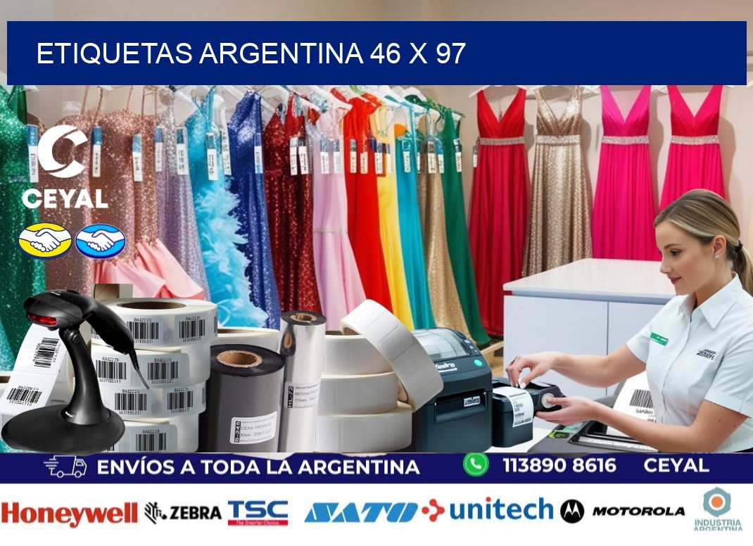 Etiquetas argentina 46 x 97