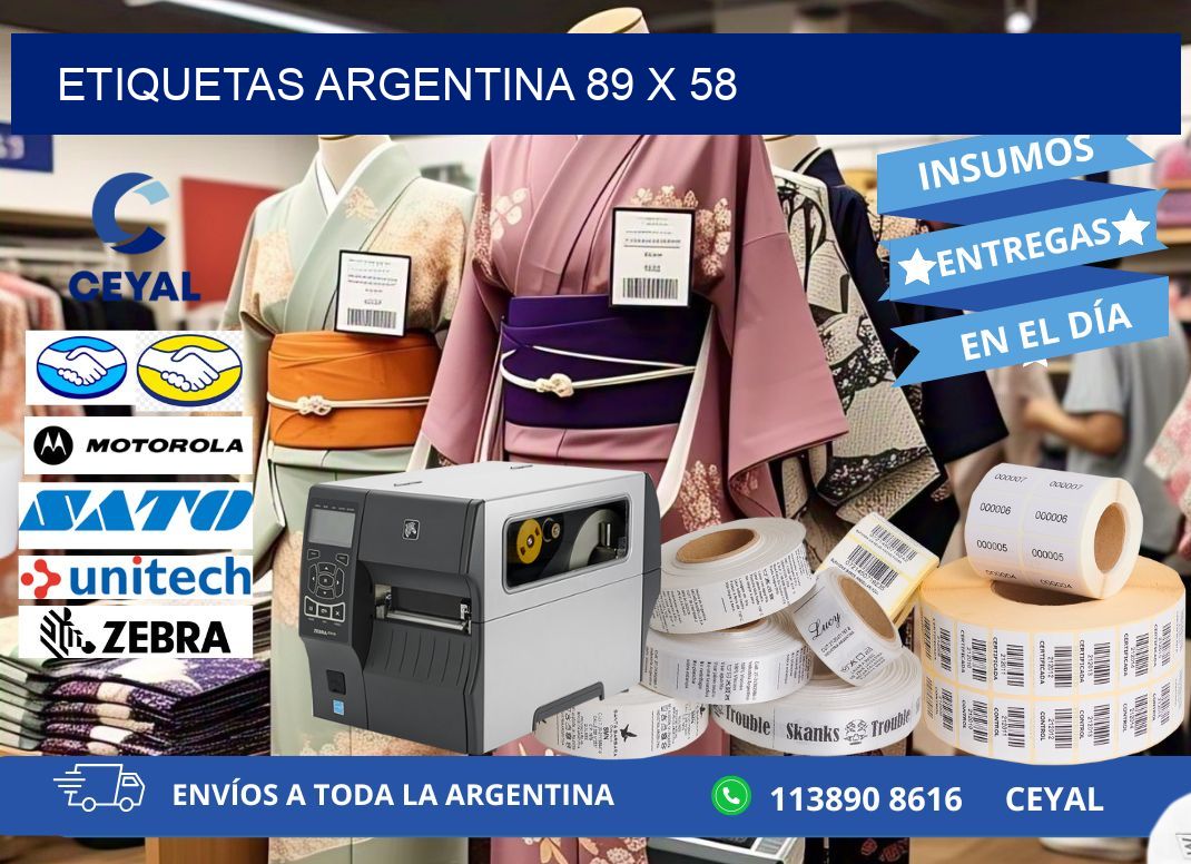 Etiquetas argentina 89 x 58