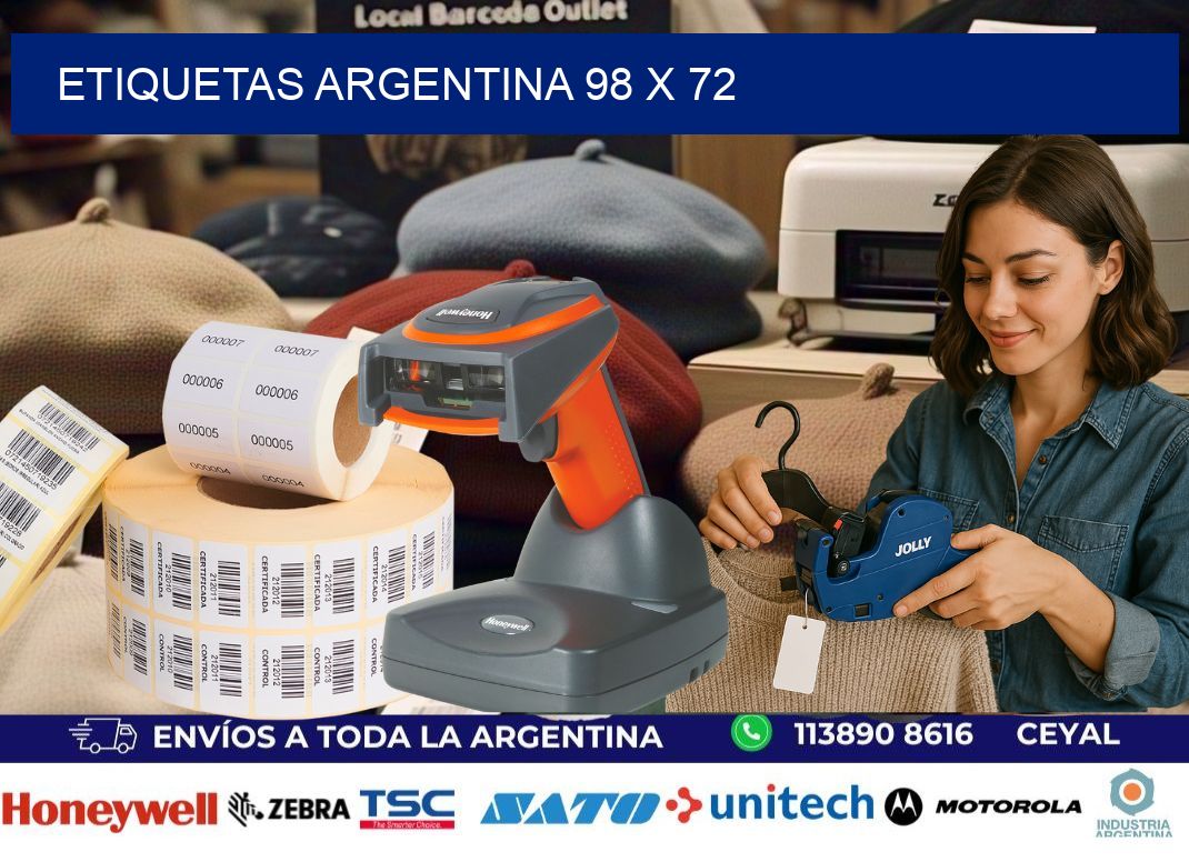 Etiquetas argentina 98 x 72