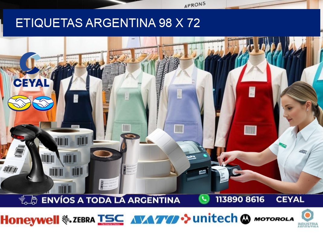 Etiquetas argentina 98 x 72