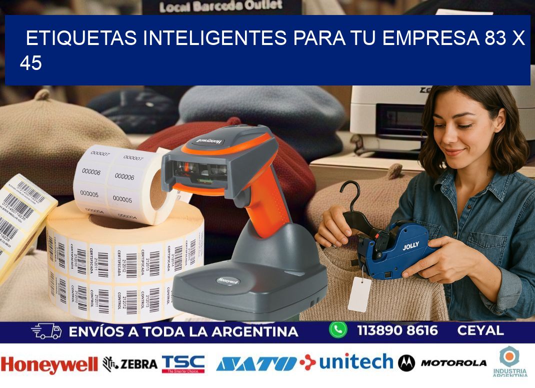 Etiquetas inteligentes para tu empresa 83 x 45