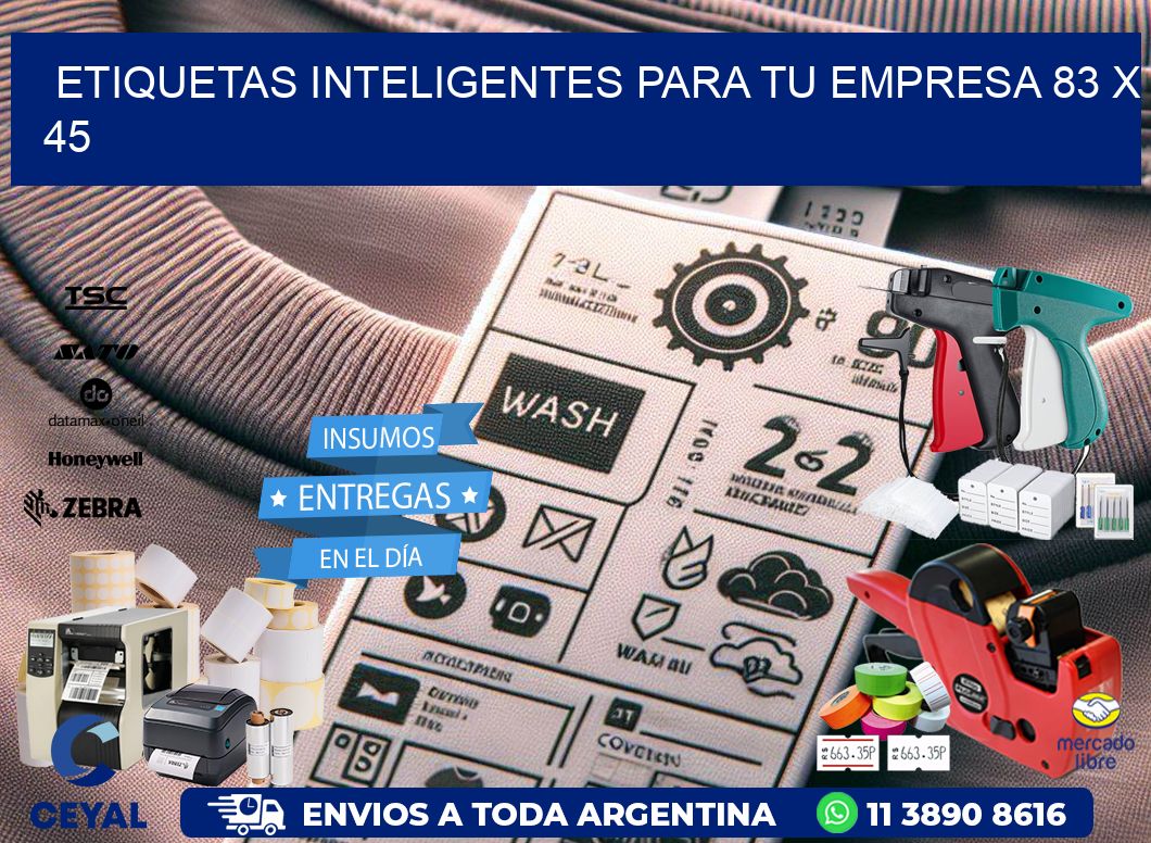 Etiquetas inteligentes para tu empresa 83 x 45
