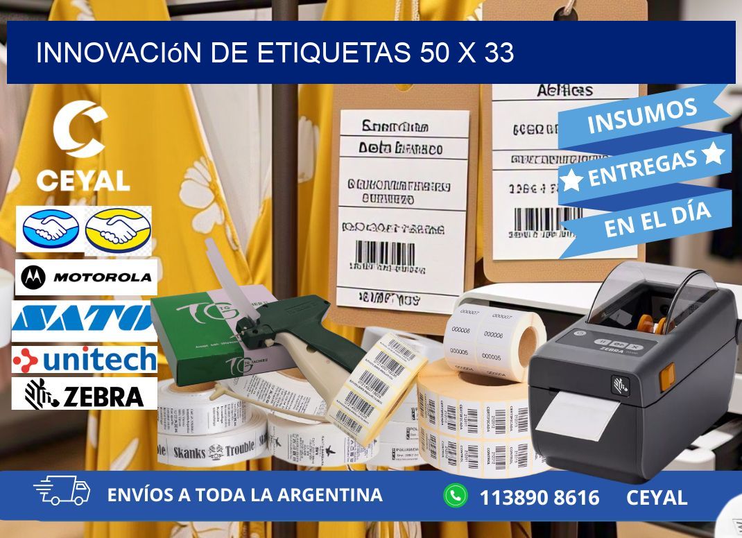 Innovación de etiquetas 50 x 33