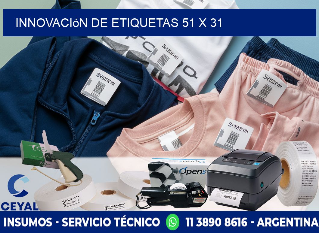 Innovación de etiquetas 51 x 31