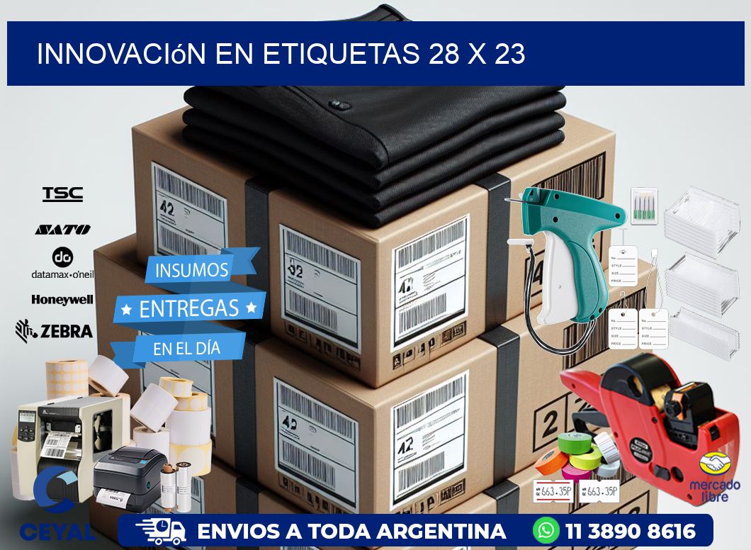 Innovación en etiquetas 28 x 23
