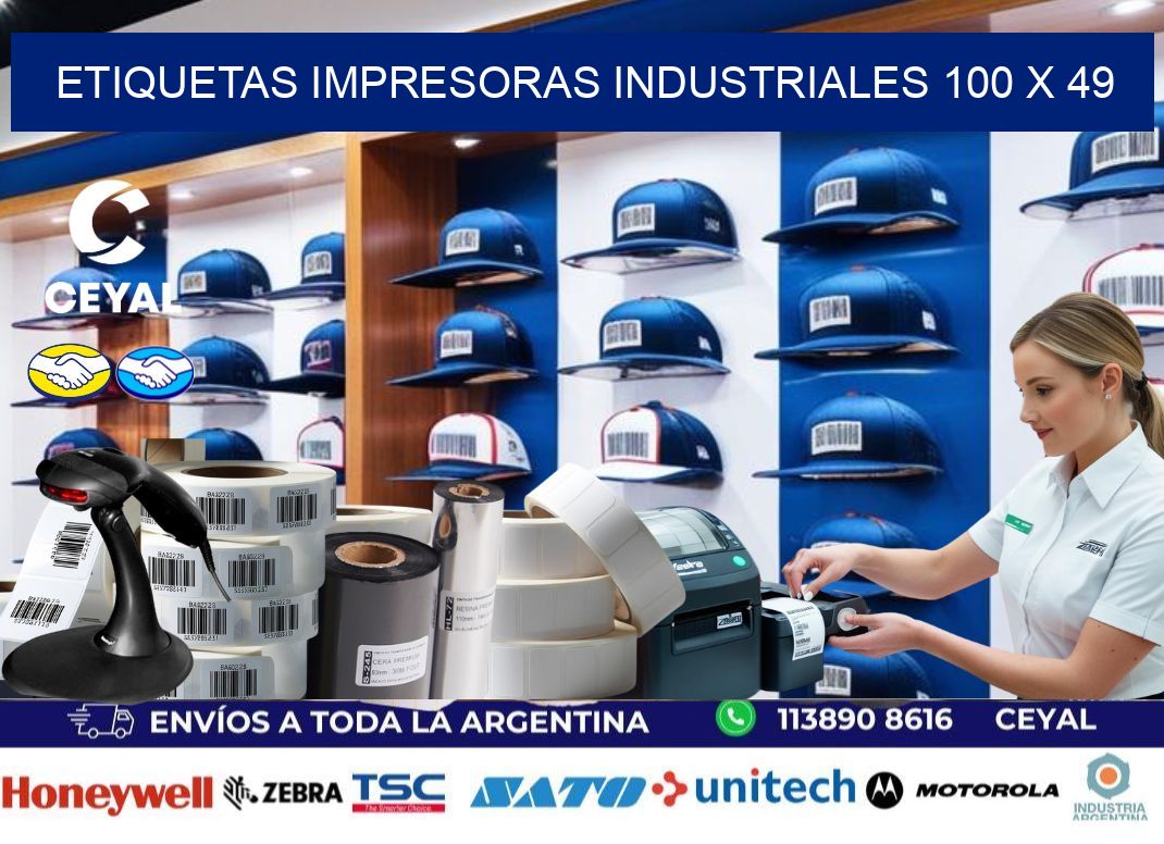 etiquetas impresoras industriales 100 x 49
