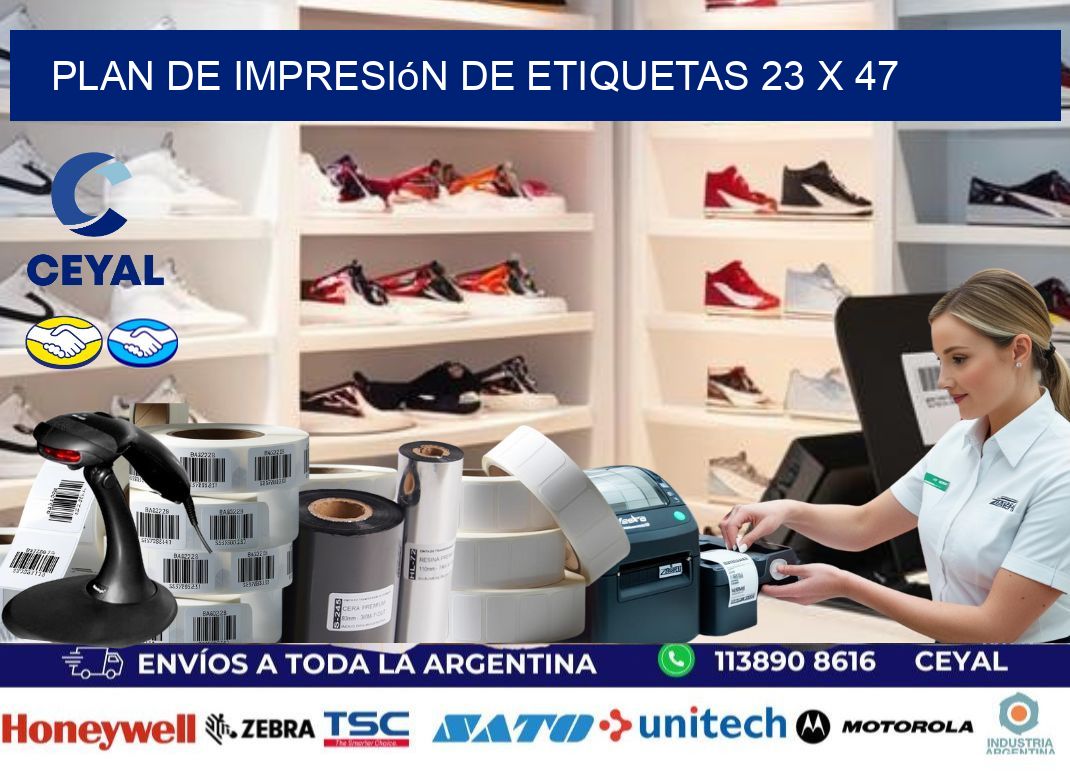 plan de impresión de etiquetas 23 x 47