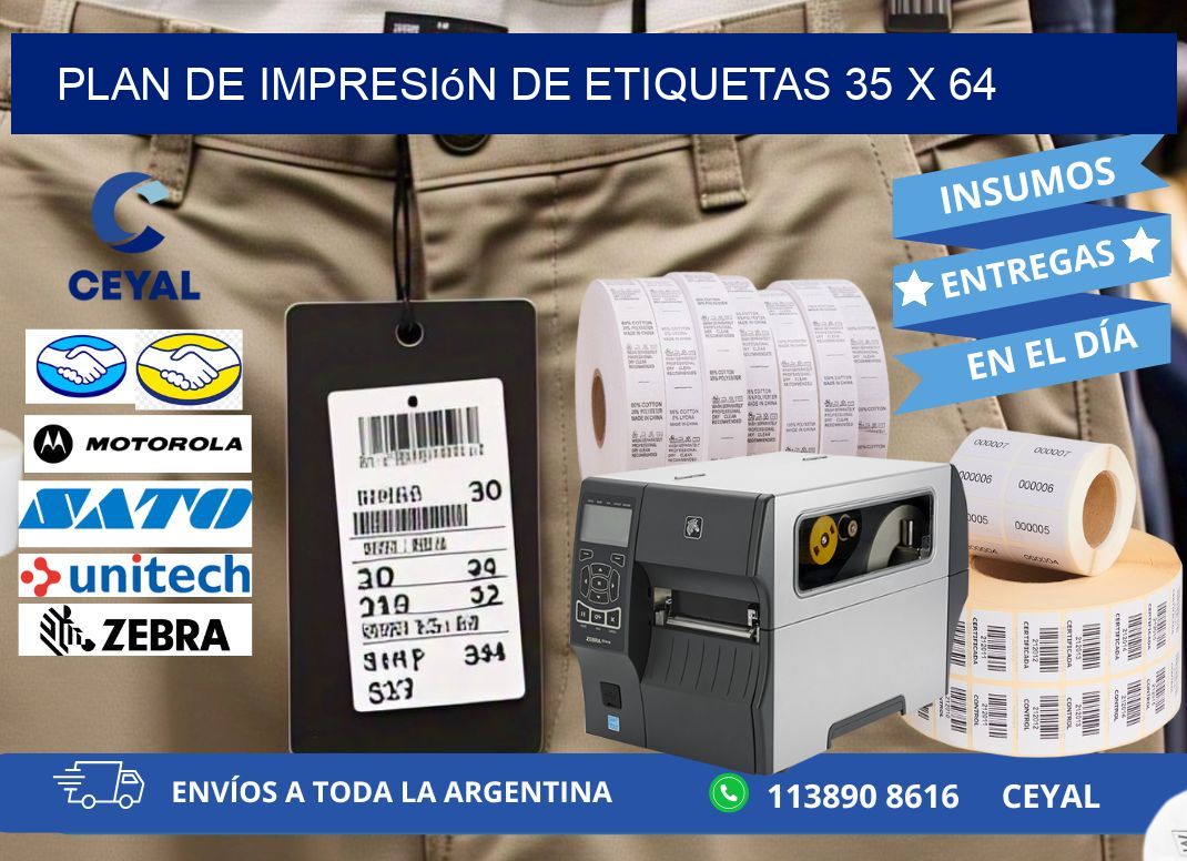 plan de impresión de etiquetas 35 x 64