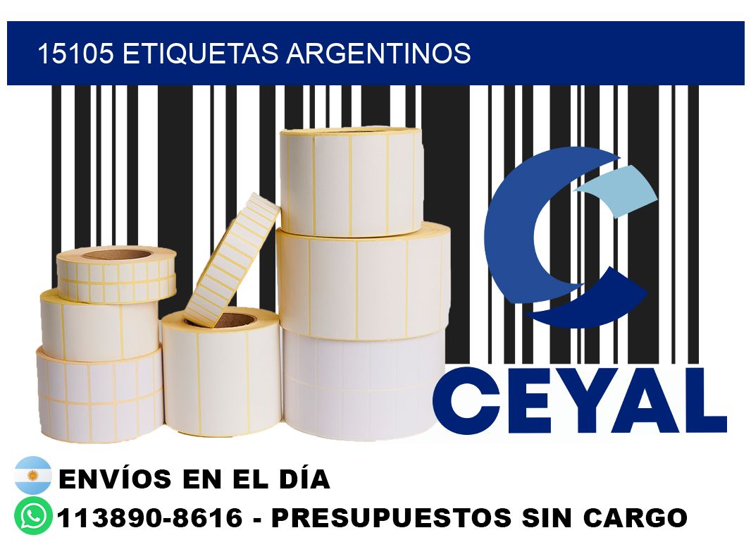 15105 Etiquetas argentinos