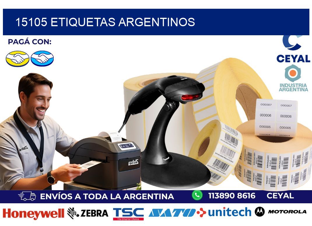 15105 Etiquetas argentinos
