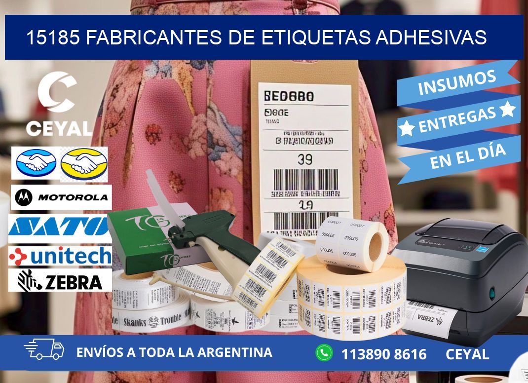 15185 Fabricantes de etiquetas adhesivas