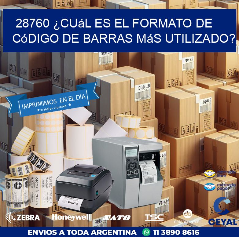 28760 ¿Cuál es el formato de código de barras más utilizado?