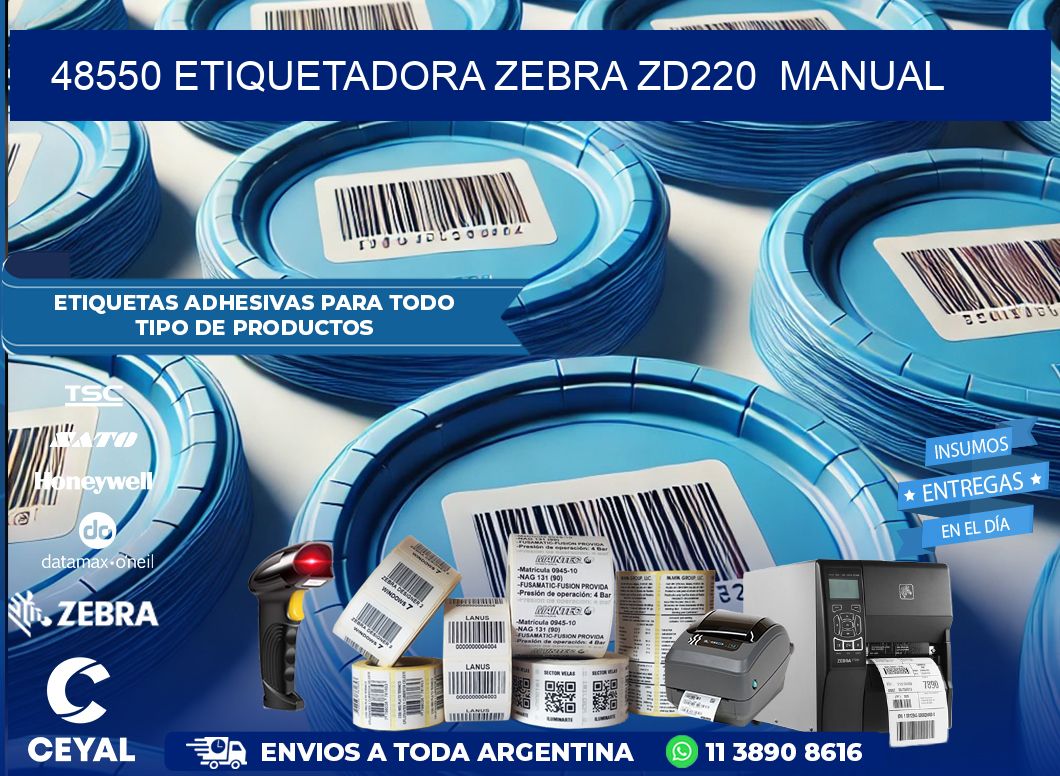48550 Etiquetadora Zebra ZD220  manual