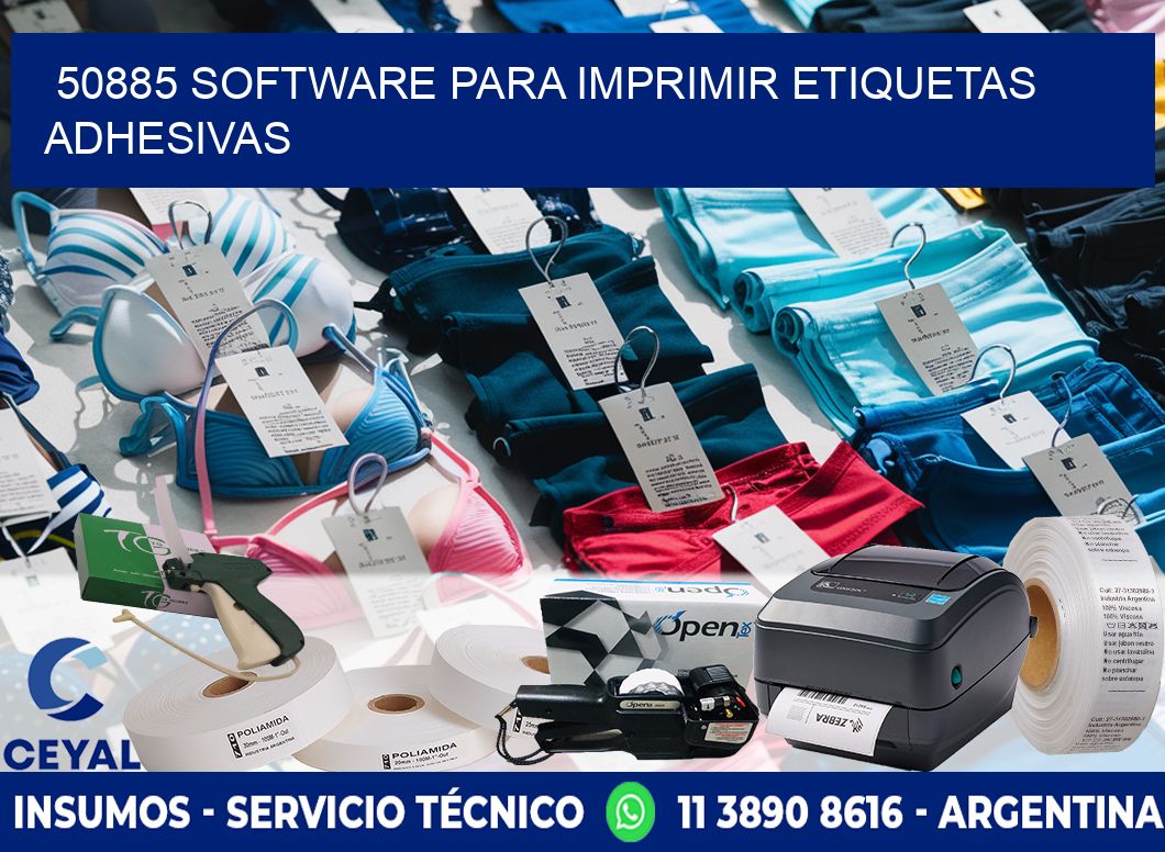 50885 software para imprimir etiquetas adhesivas