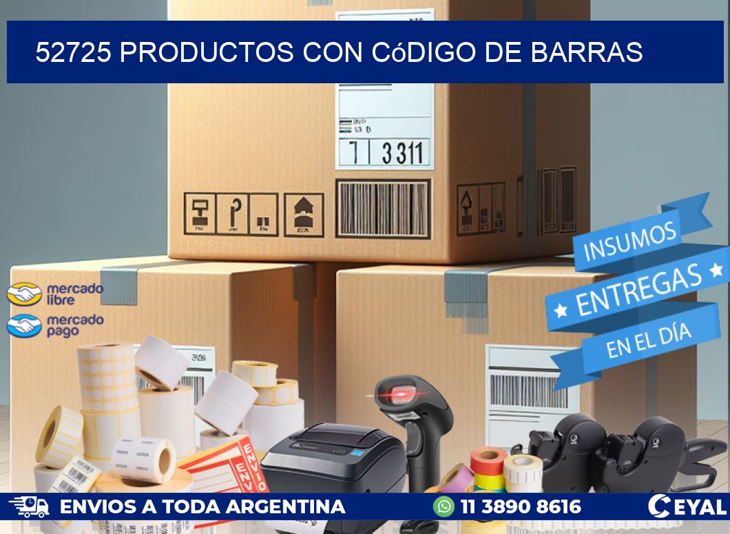 52725 Productos con código de barras