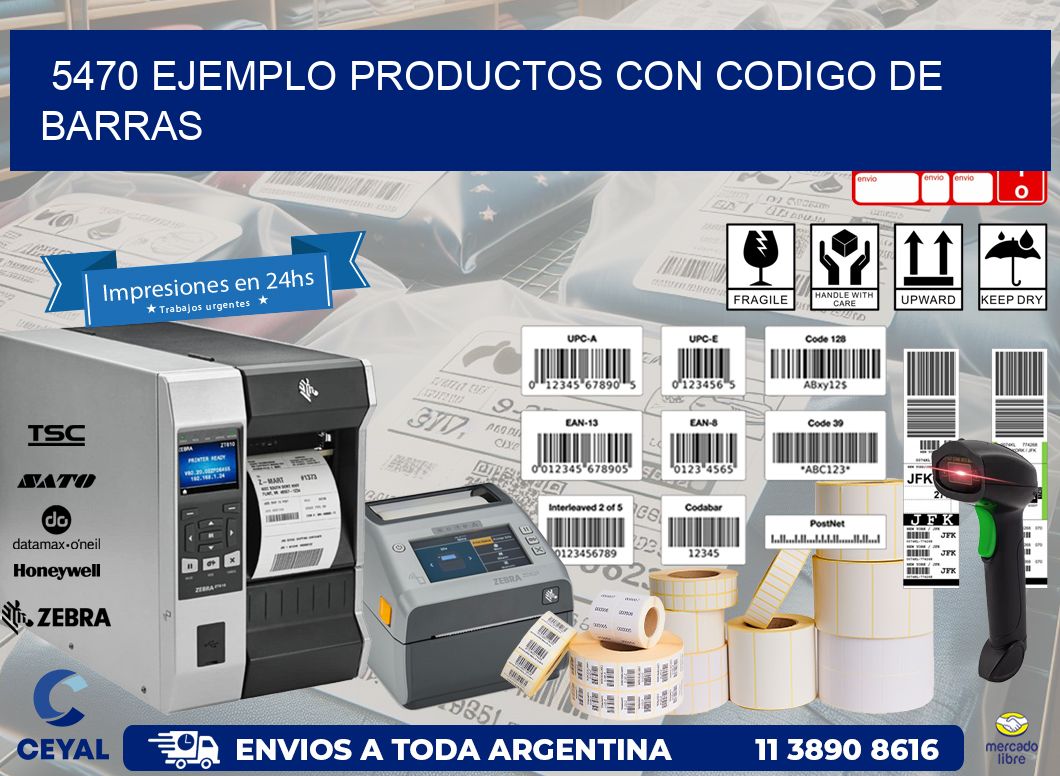 5470 ejemplo productos con codigo de barras