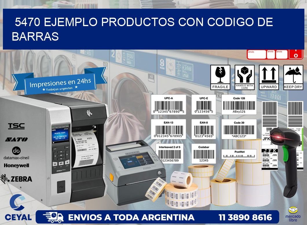 5470 ejemplo productos con codigo de barras