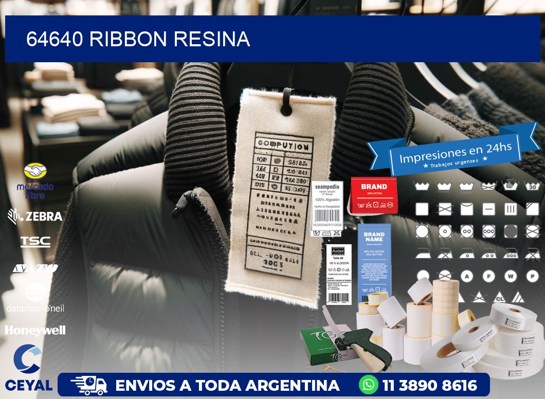 64640 Ribbon resina