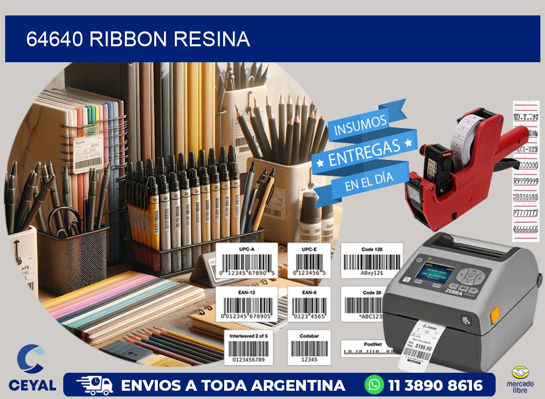 64640 Ribbon resina